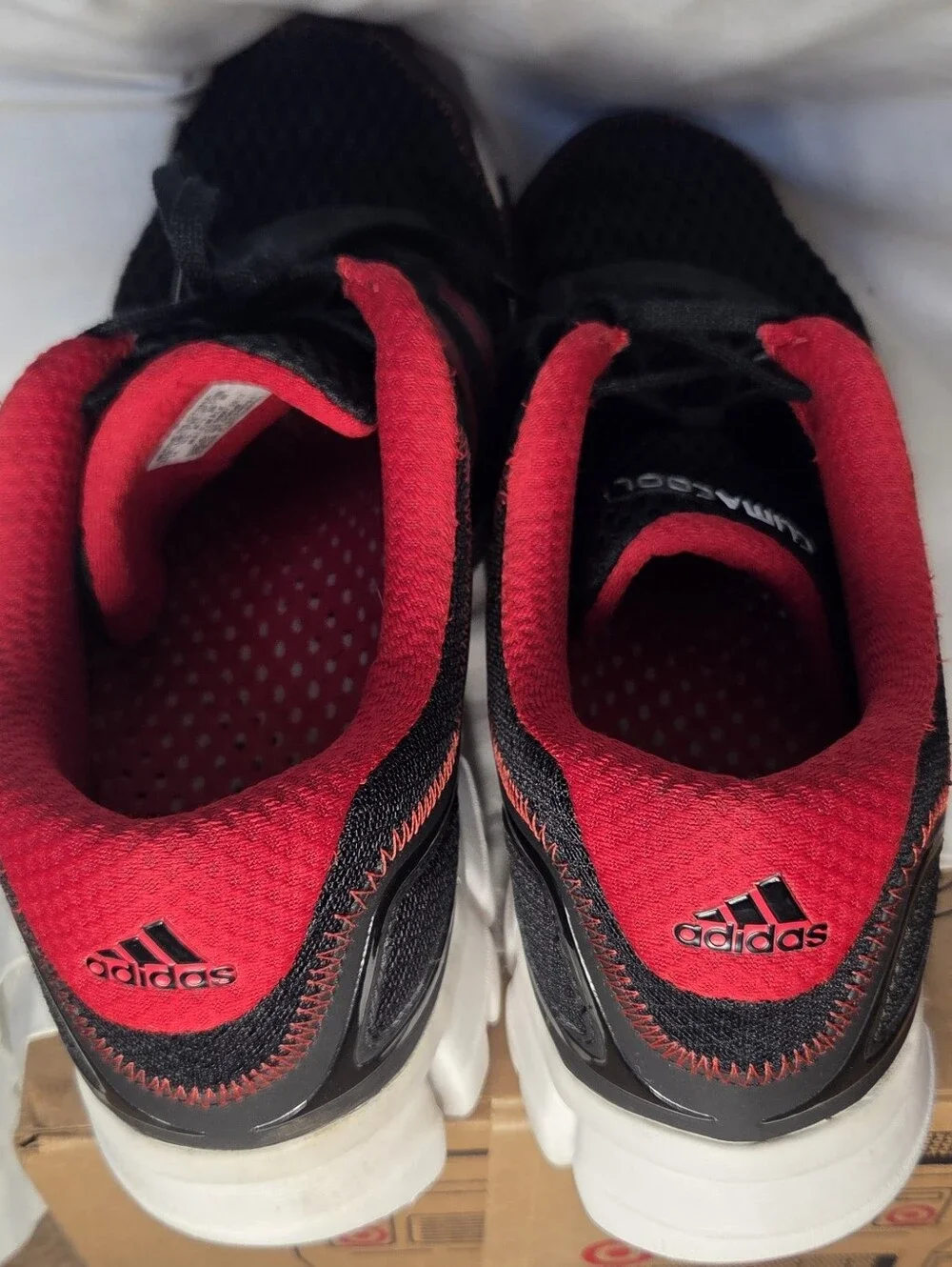 BClimacool Adidas Men’s Sz 14 Black Red Running Athletic Shoe G56548 Lightweight